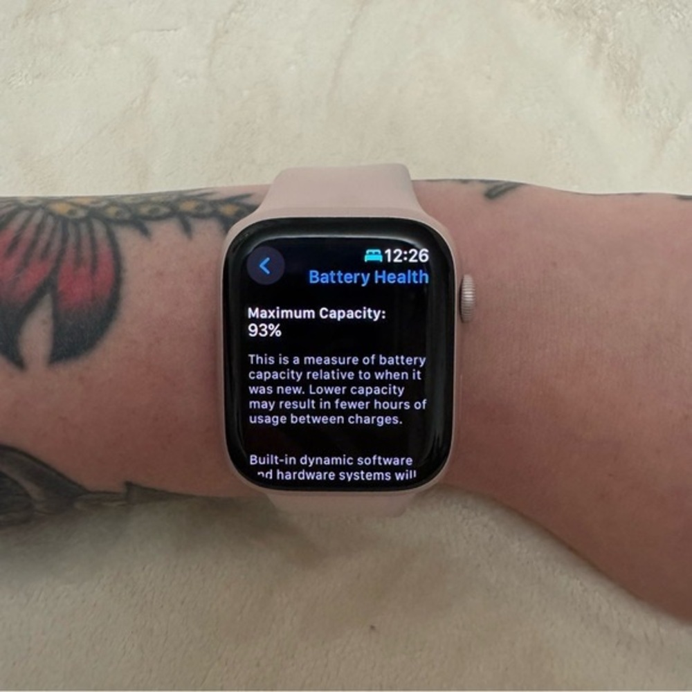 Pink Smartwatch with Matching Bands and Charger - Picture 12 of 12
